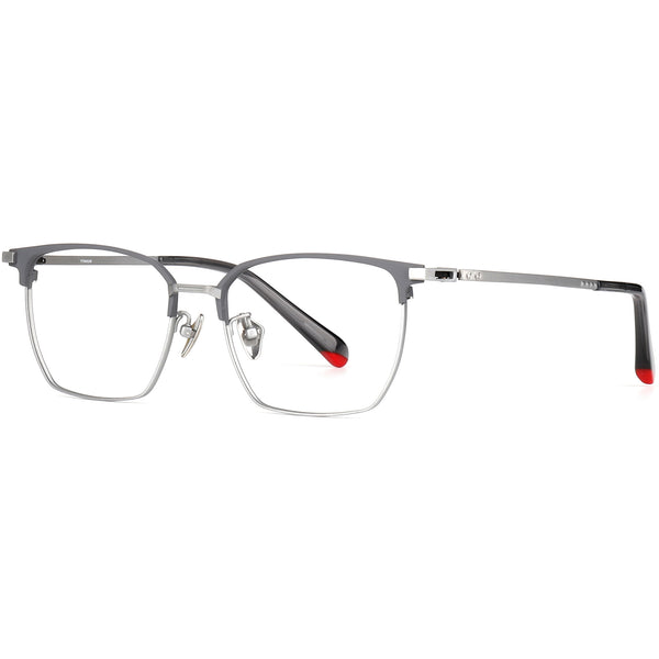 Square Glasses EF1163 - Wide Frames For Men With Larger Heads