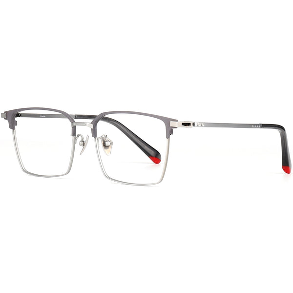 Square Glasses EF1161 - Wide Frames For Men With Larger Heads
