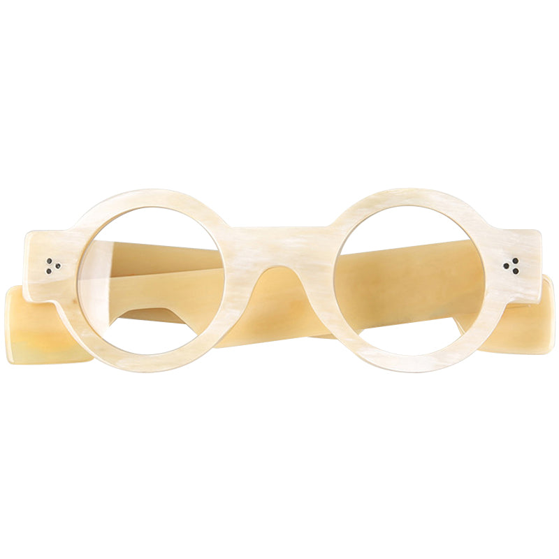 Buffalo Horn Round Glasses NJ1098