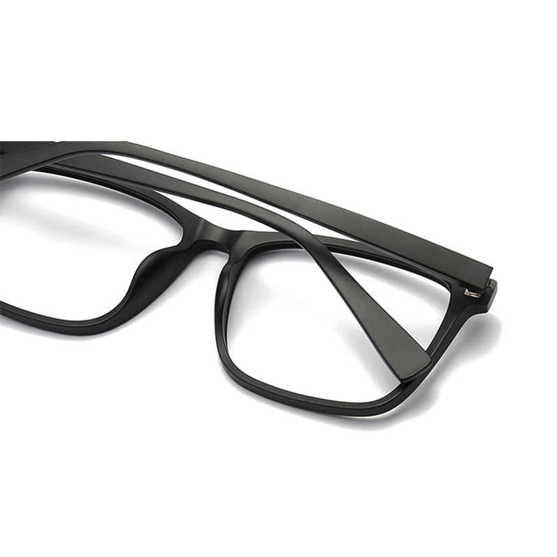 Square Glasses EF1039 - Wide Frames for Men with Larger Heads
