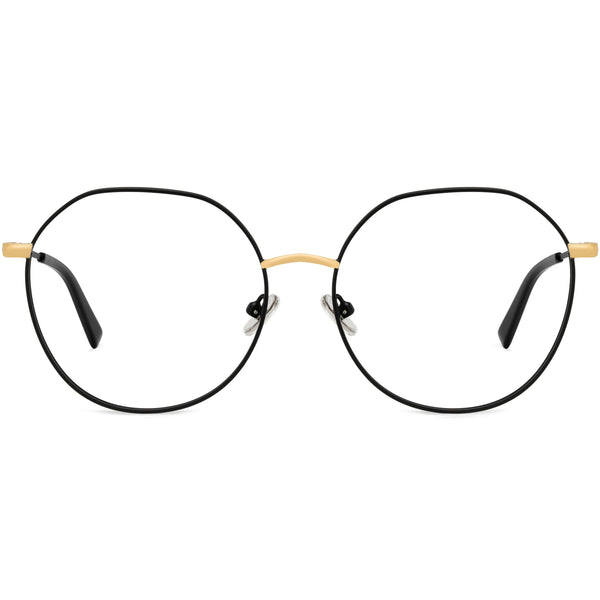 Round Glasses A3878 - Wide Frames for Men with Larger Heads