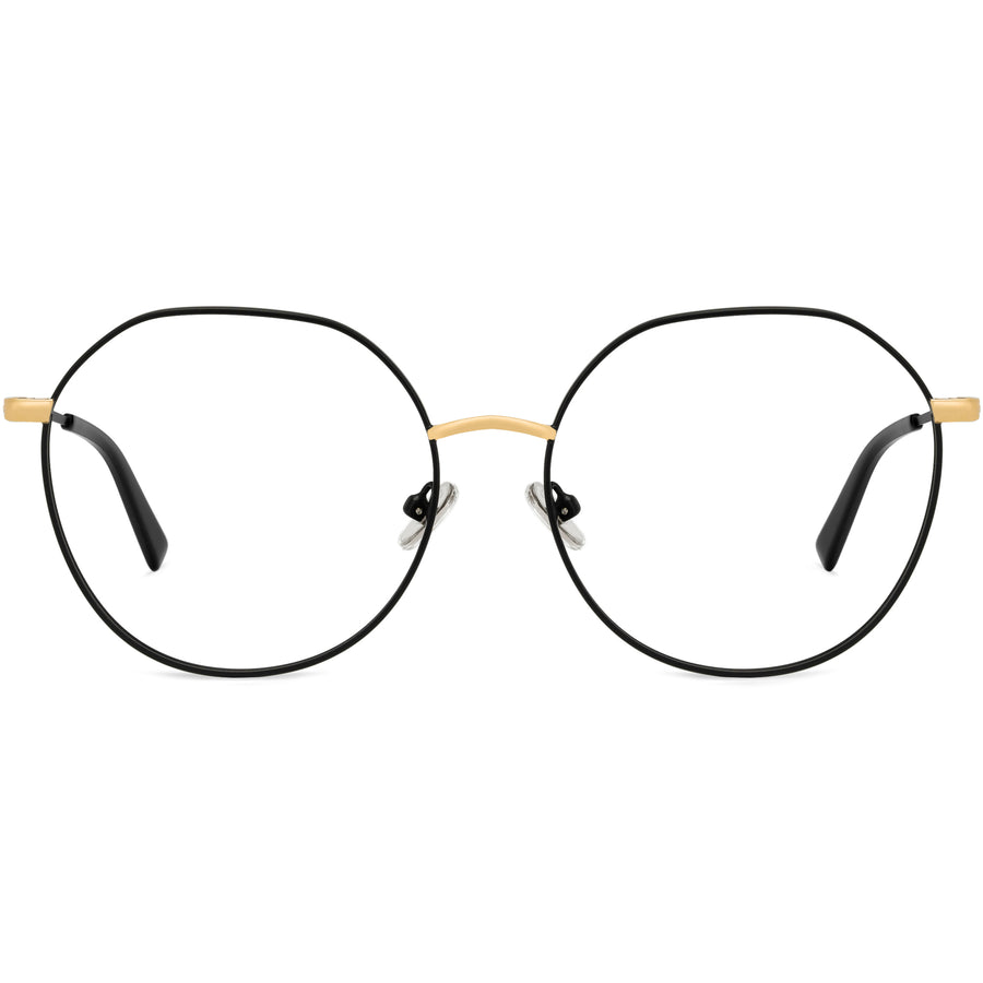 Round Glasses A3878 - Wide Frames for Men with Larger Heads
