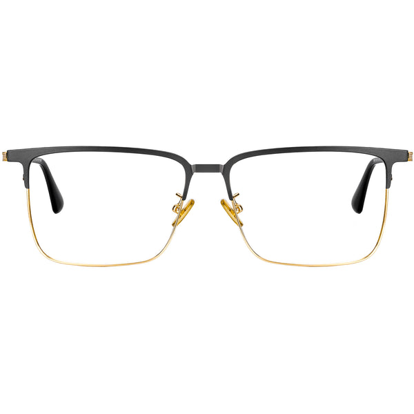 Square Glasses A3089 - Wide Frames for Men with Larger Heads