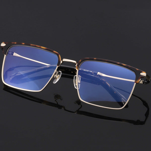 Browline Glasses EF1065 - Wide Frames For Men With Larger Heads