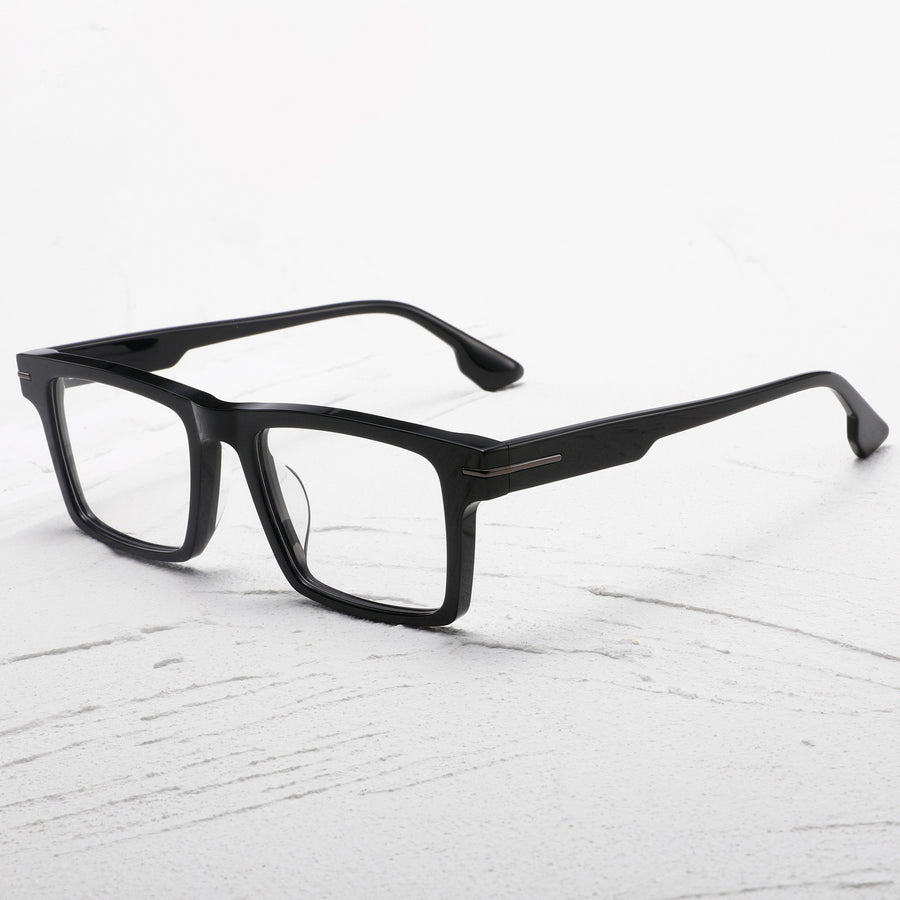 Rectangle Glasses EF1107 - Wide Frames for Men with Larger Heads