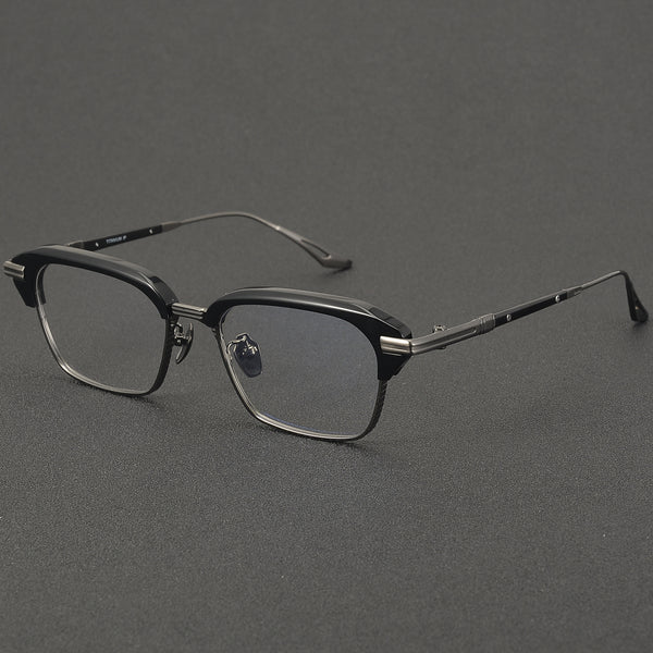 Browline Glasses EF1131 - Wide Frames for Men with Larger Heads