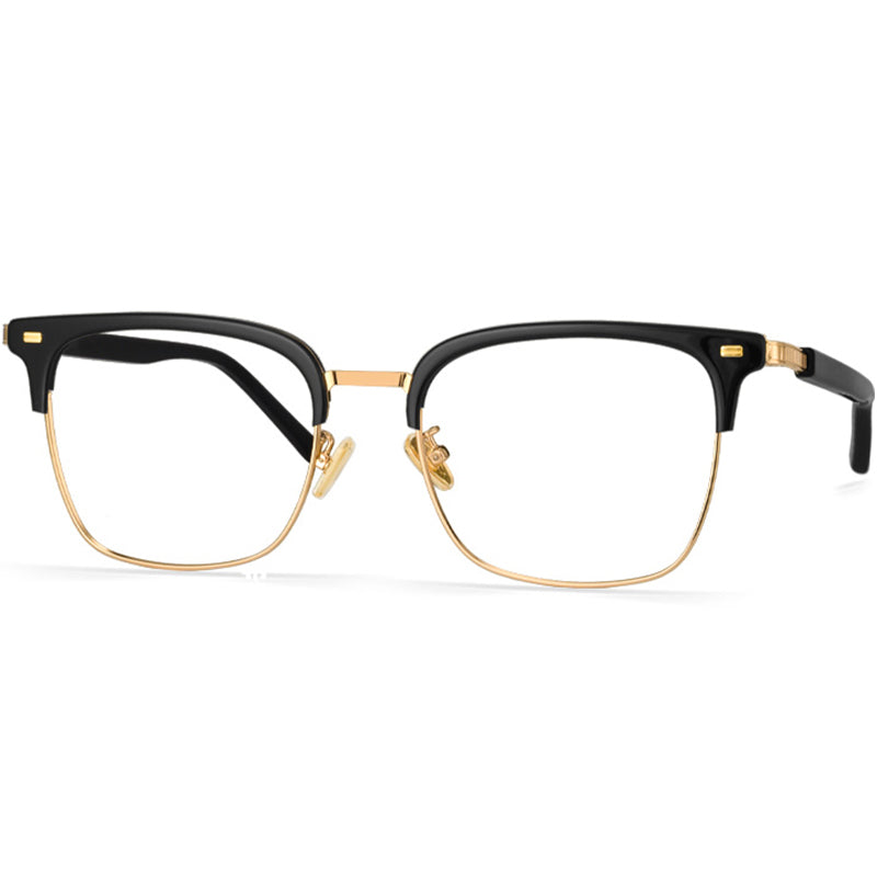 Browline Glasses A3905 - Wide Frames for Men with Larger Heads