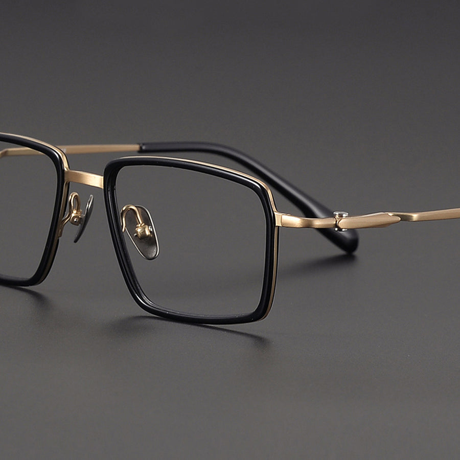 Rectangle Glasses EF1102 - Wide Frames for Men with Larger Heads