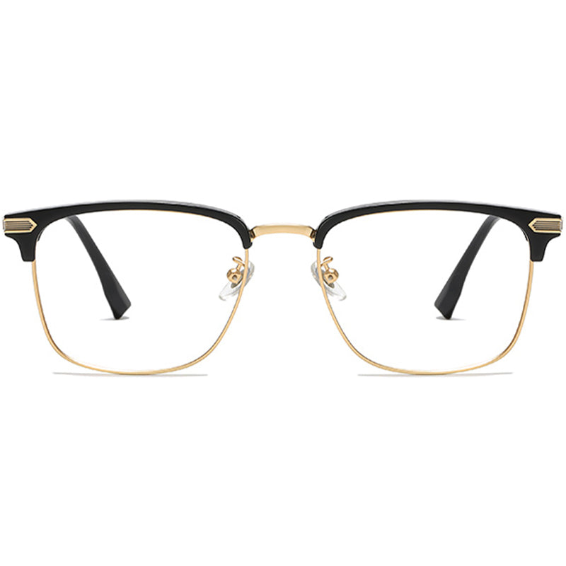 Browline Glasses EF1002 - Wide Frames for Men with Larger Heads