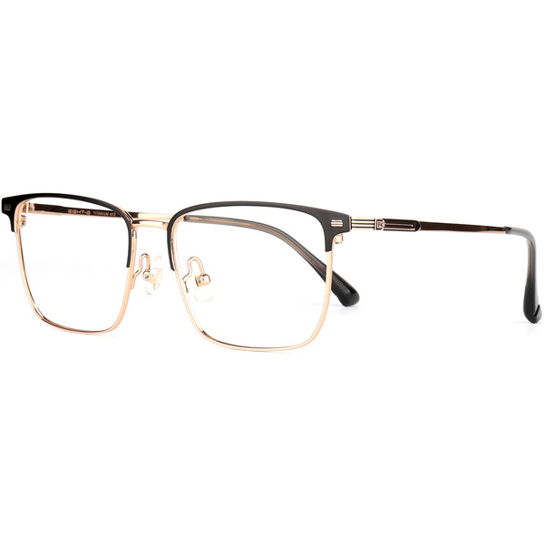 Square Glasses EF1159 - Wide Frames for Men with Larger Heads