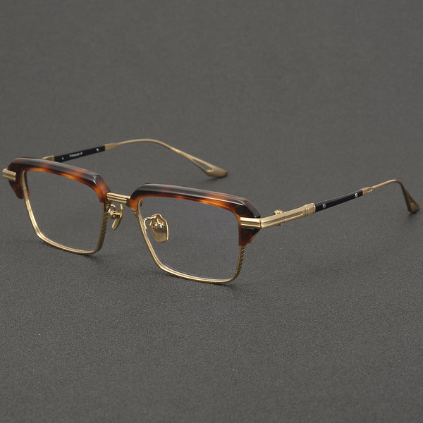 Browline Glasses EF1130 - Wide Frames for Men with Larger Heads