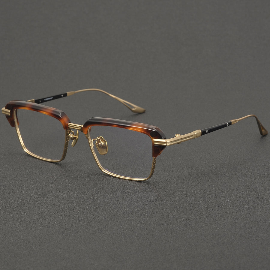 Browline Glasses EF1130 - Wide Frames for Men with Larger Heads