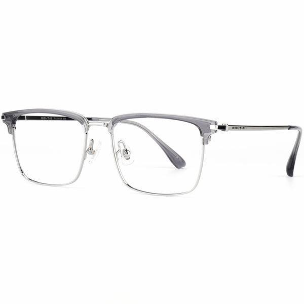 Browline Glasses EF1152 - Wide Frames for Men with Larger Heads