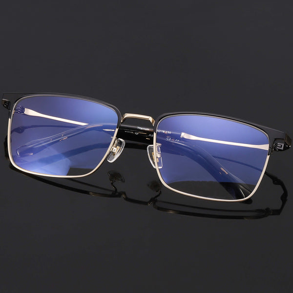 Rectangle Glasses EF1059 - Wide Frames For Men With Larger Heads