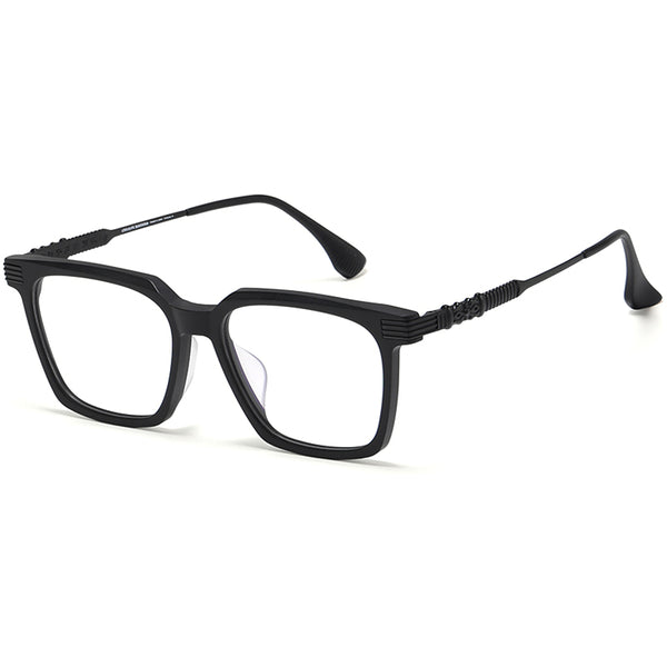 Square Glasses A3921 - Wide Frames for Men with Larger Heads
