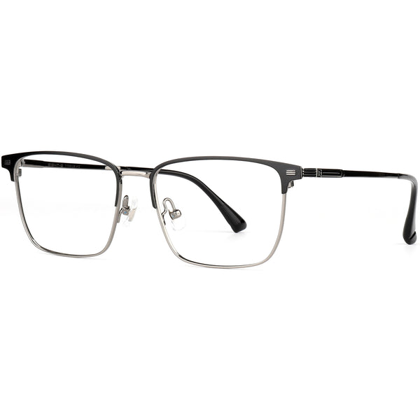 Square Glasses EF1158 - Wide Frames for Men with Larger Heads