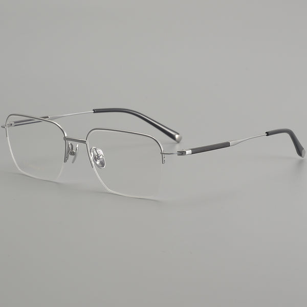 Square Glasses EF1127 - Wide Frames for Men with Larger Heads