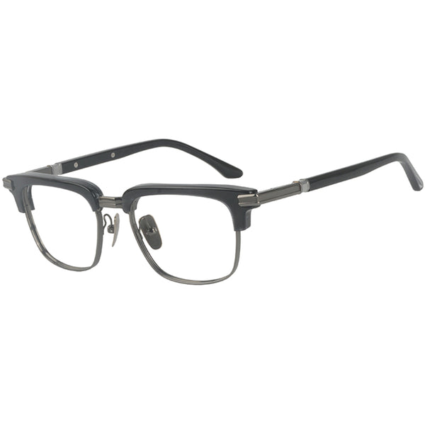 Browline Glasses EF1028 - Wide Frames for Men with Larger Heads