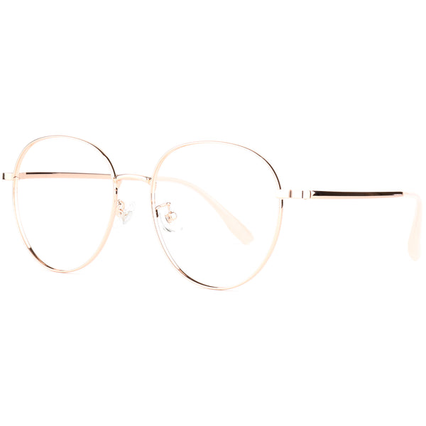 Round Glasses EF1145 - Wide Frames for Men with Larger Heads