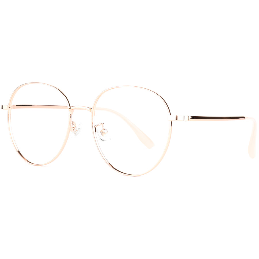 Round Glasses EF1145 - Wide Frames for Men with Larger Heads