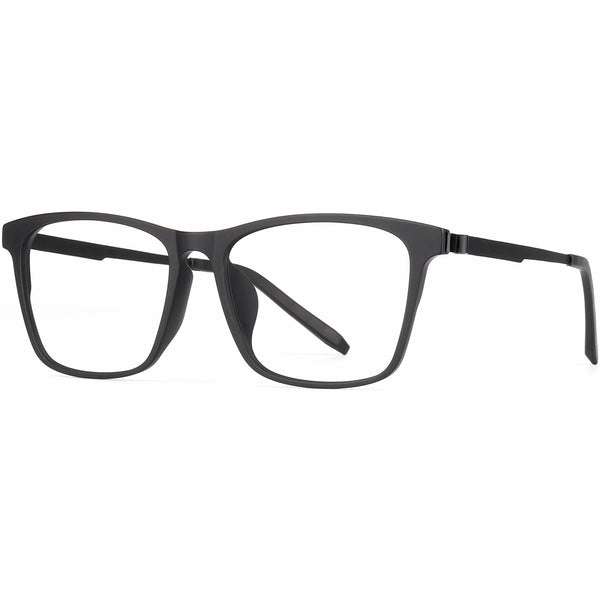 Square Glasses EF1119 - Wide Frames for Men with Larger Heads