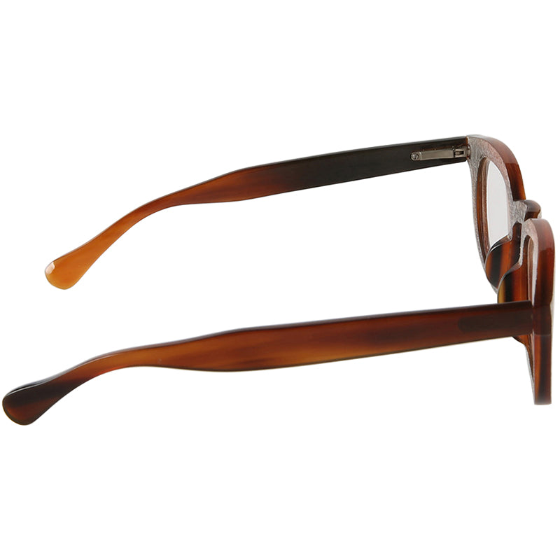Buffalo Horn Square Glasses NJ1180