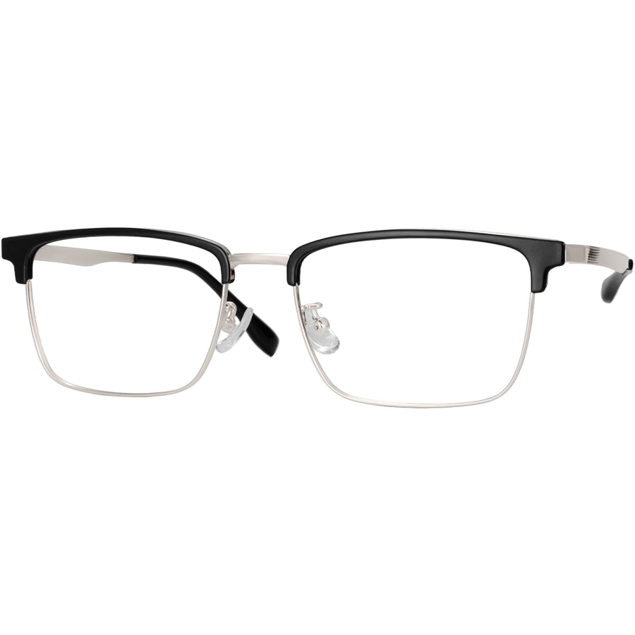 Browline Glasses EF1010 - Wide Frames for Men with Larger Heads
