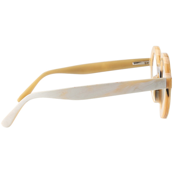 Buffalo Horn Round Glasses NJ1091