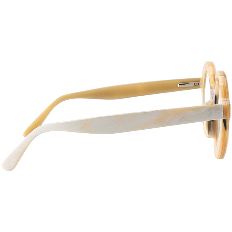 Buffalo Horn Round Glasses NJ1091