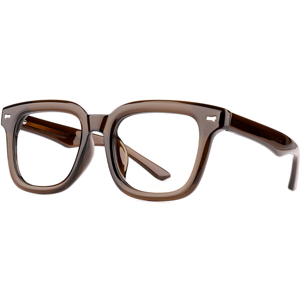 Square Glasses EF1091 - Wide Frames for Men with Larger Heads