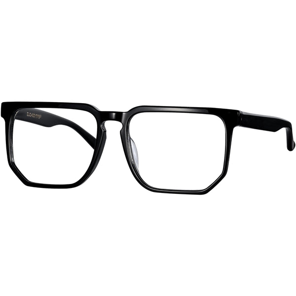 Square Glasses A1046 - Wide Frames for Men with Larger Heads