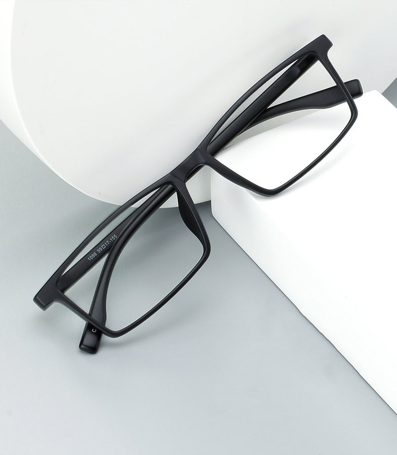 Rectangle Glasses A3920 - Wide Frames for Men with Larger Heads