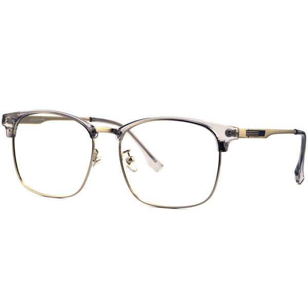 Browline Glasses A3919 - Wide Frames for Men with Larger Heads