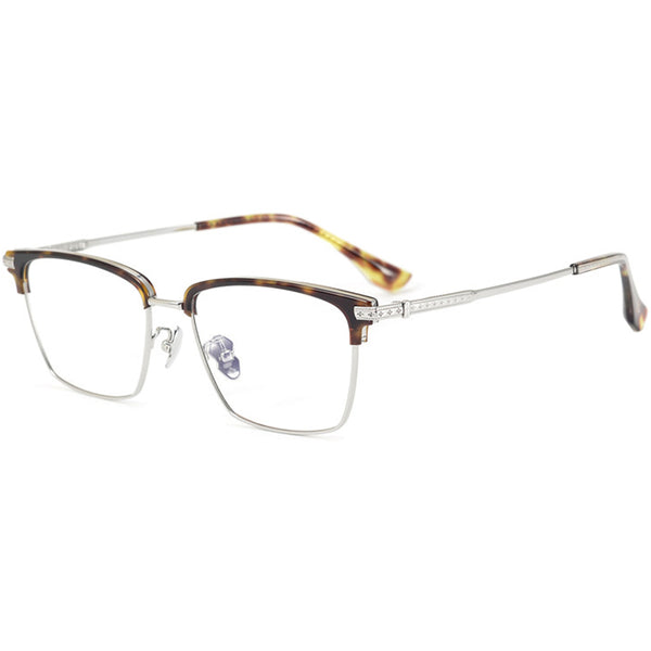 Browline Glasses EF1031 - Wide Frames for Men with Larger Heads