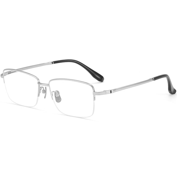 Rectangle Glasses EF1069 - Wide Frames For Men With Larger Heads