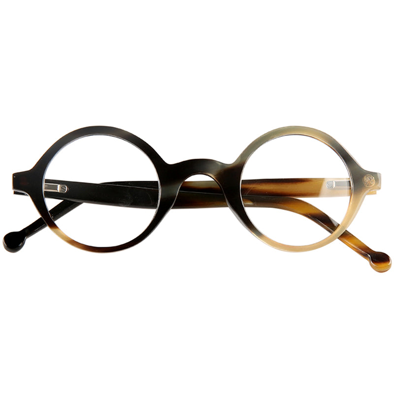 Buffalo Horn Round Glasses NJ1157