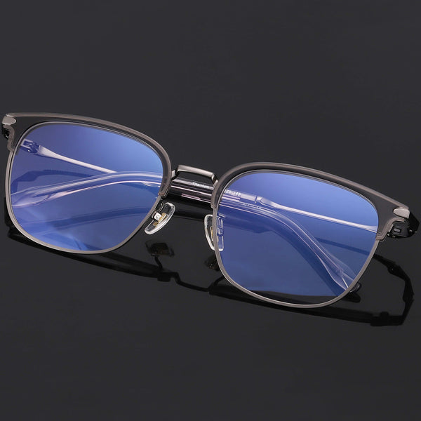 Browline Glasses EF1067 - Wide Frames For Men With Larger Heads