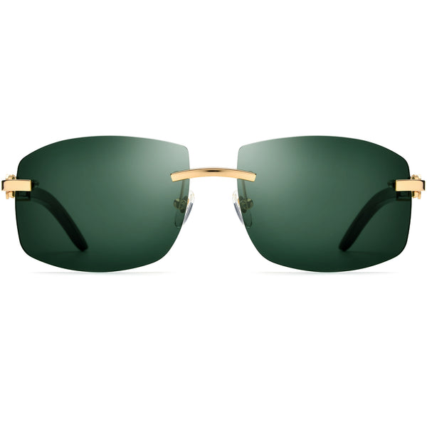 Buffalo Horn Square Sunglasses BRS1007