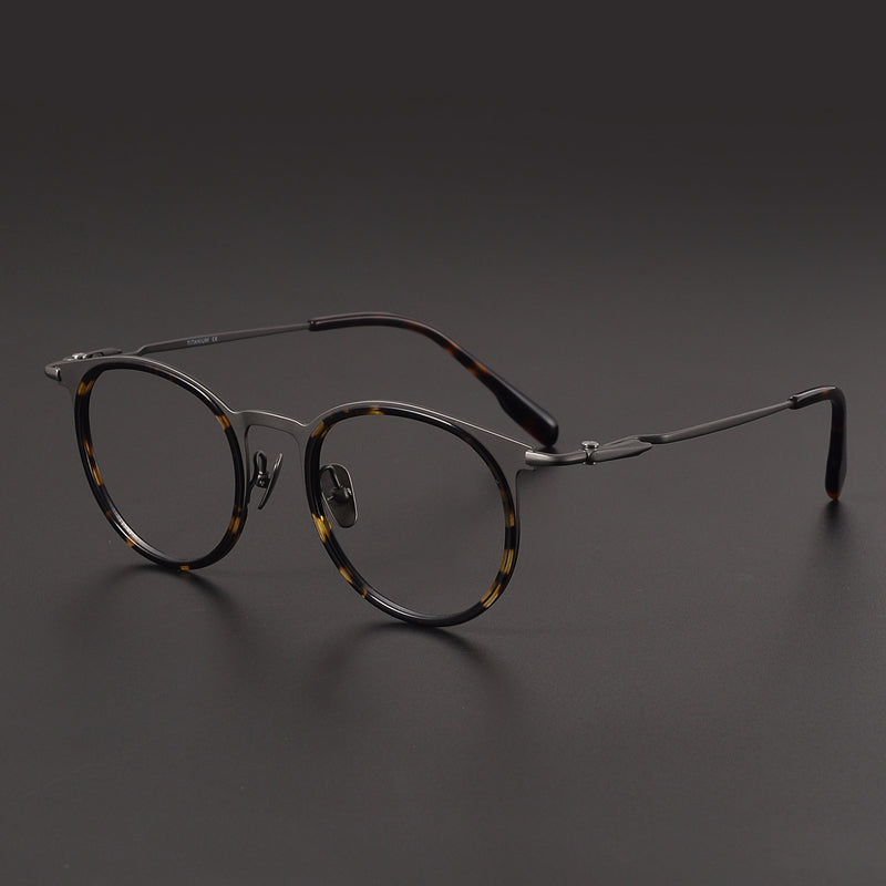 Round Glasses EF1100 - Wide Frames for Men with Larger Heads