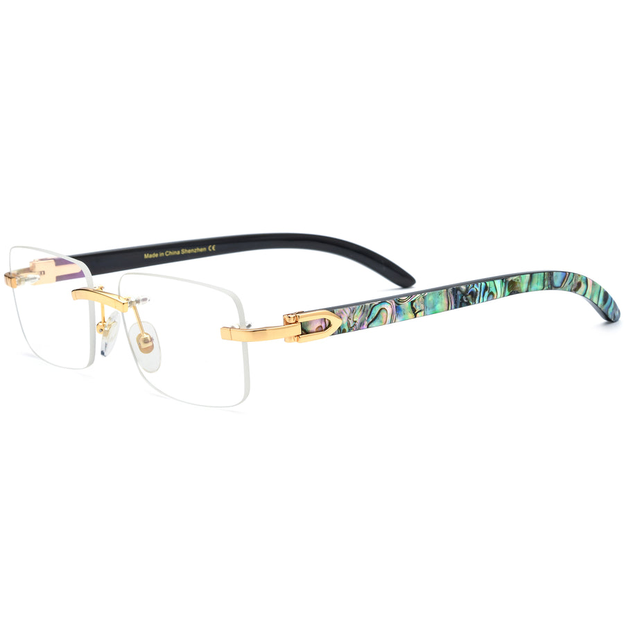 Buffalo Horn Rectangle Glasses BR1309
