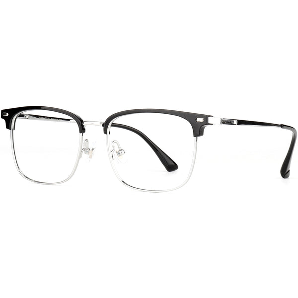 Browline Glasses EF1157 - Wide Frames for Men with Larger Heads