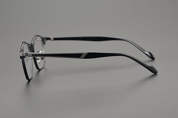 Square Glasses EF1047 - Wide Frames for Men with Larger Heads