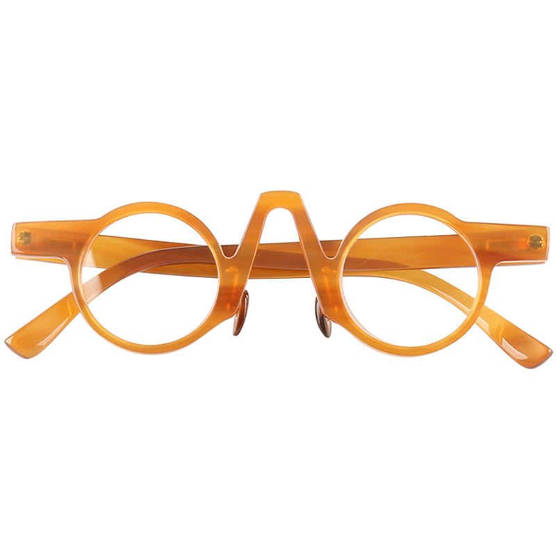 Buffalo Horn Round Glasses NJ1020
