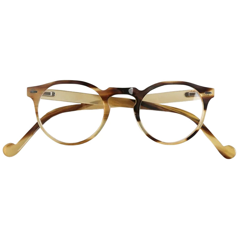 Buffalo Horn Round Glasses NJ1016