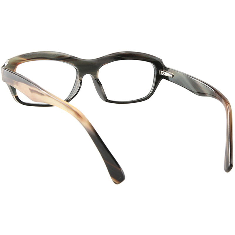 Buffalo Horn Rectangle Glasses NJ1095