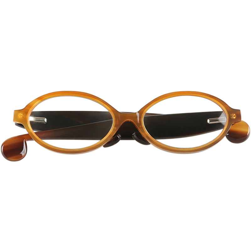 Buffalo Horn Oval Glasses NJ1245