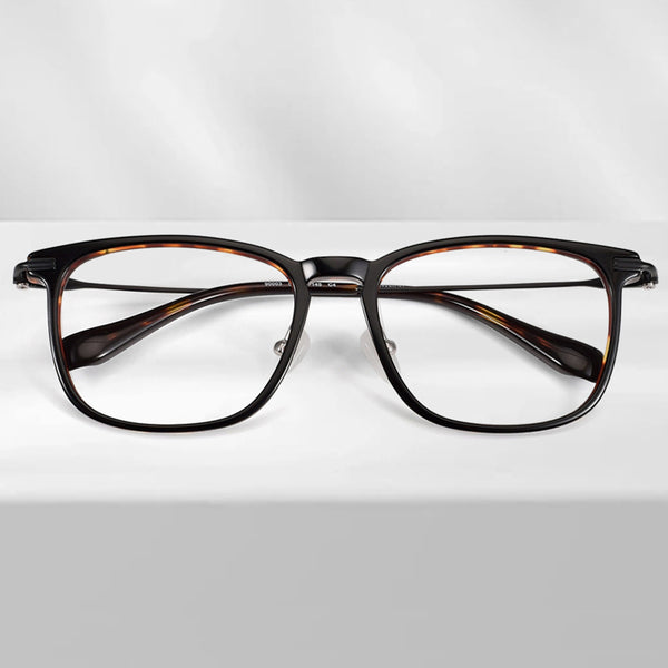 Square Glasses EF1101 - Wide Frames for Men with Larger Heads