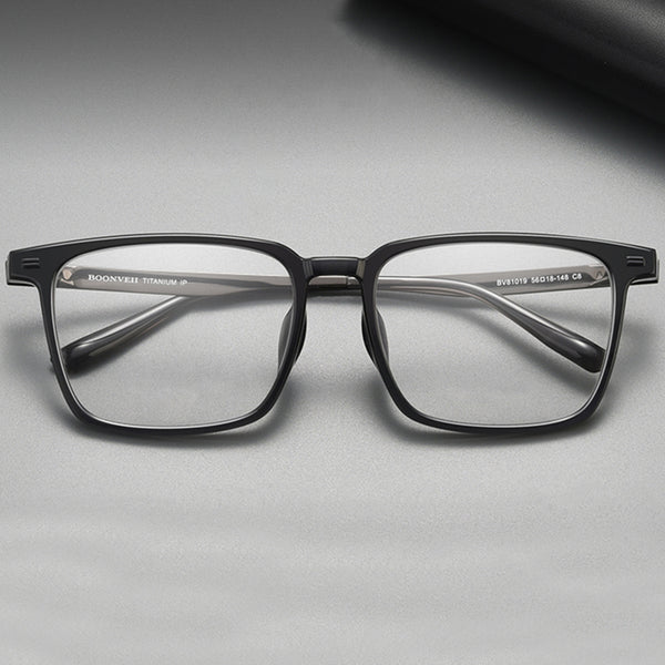 Square Glasses EF1087 - Wide Frames For Men With Larger Heads