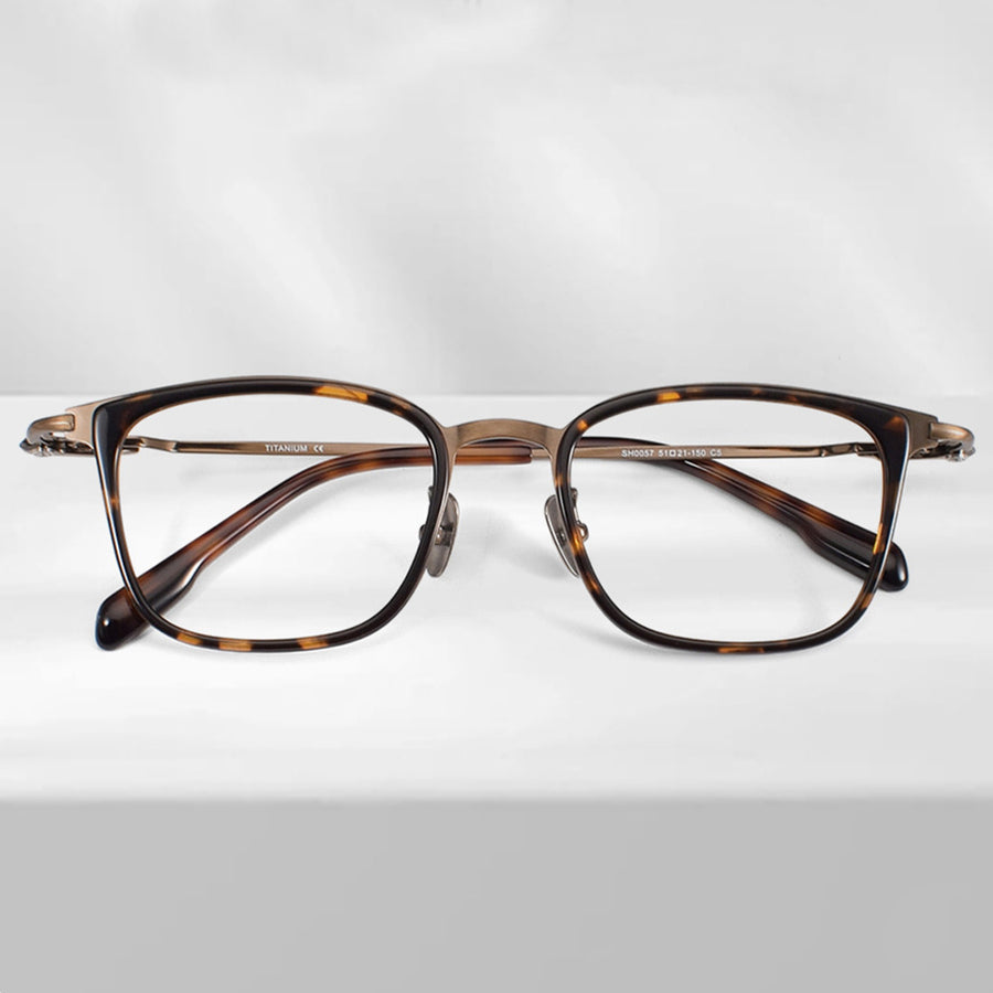Square Glasses EF1097 - Wide Frames for Men with Larger Heads