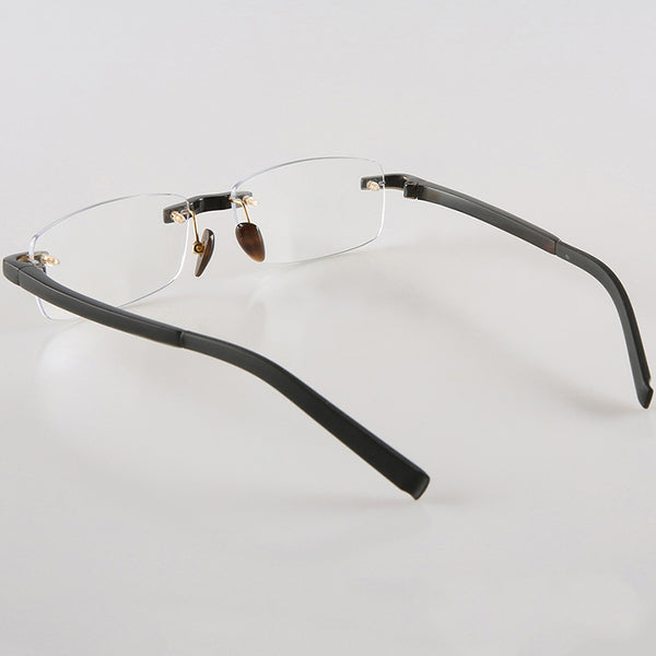 Buffalo Horn Rectangle Glasses NJ1065